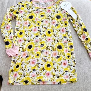 Little sleepies sunflower top